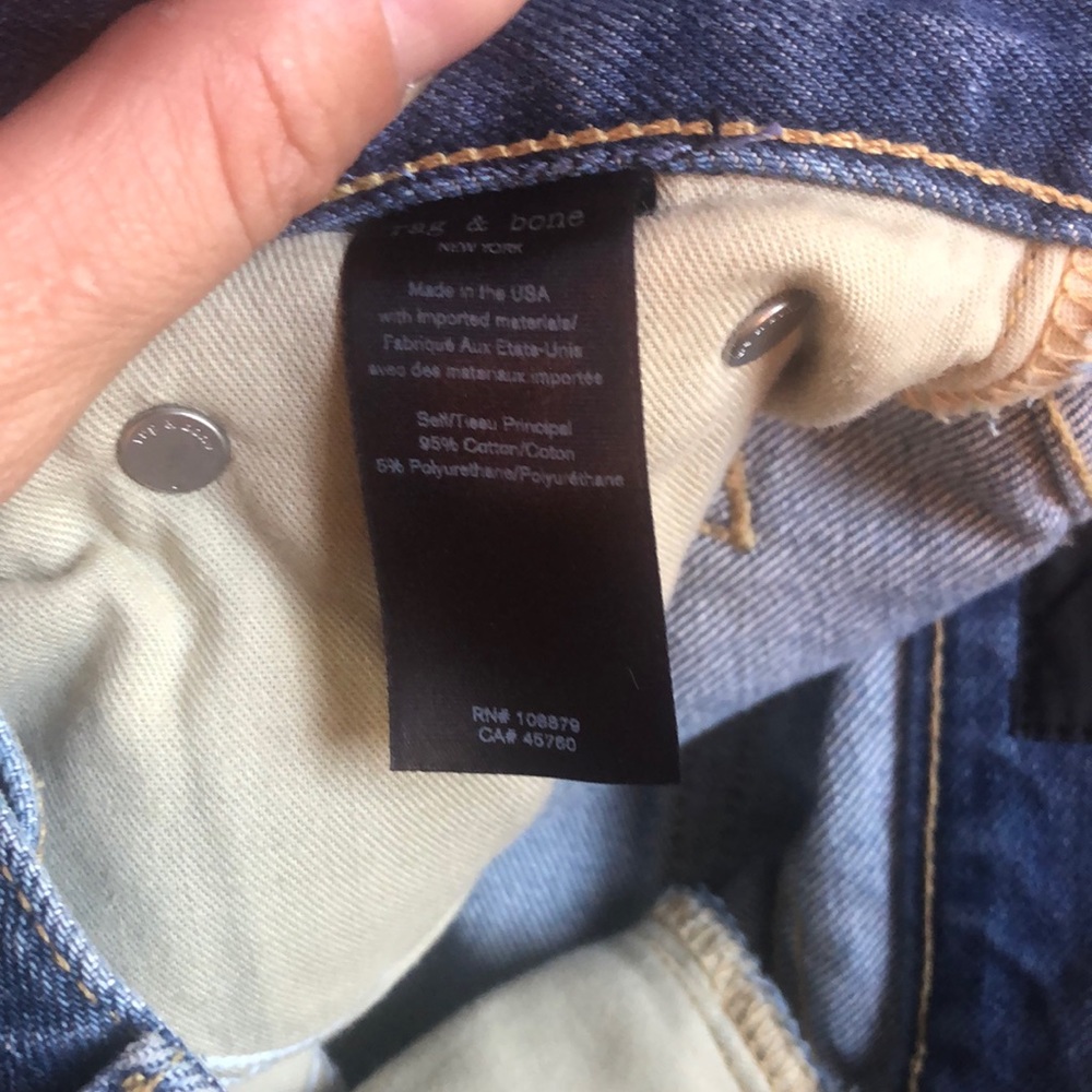 NWT Rag & Bone High Waist Skinny Jeans - Picture 7 of 8